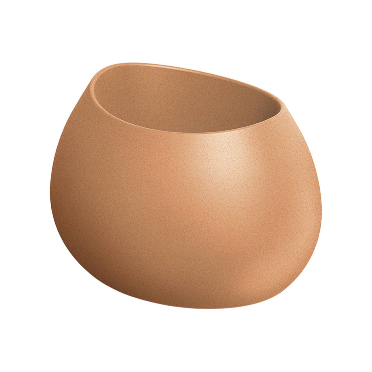 Maceta rotomoldeo ovalada terracota 60x50x38 cm