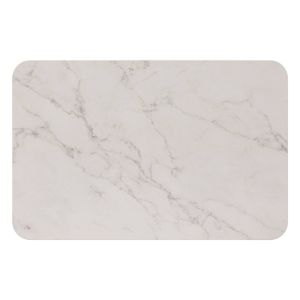 Tapete baño diatomita Léa 39x60cm antideslizante blanco