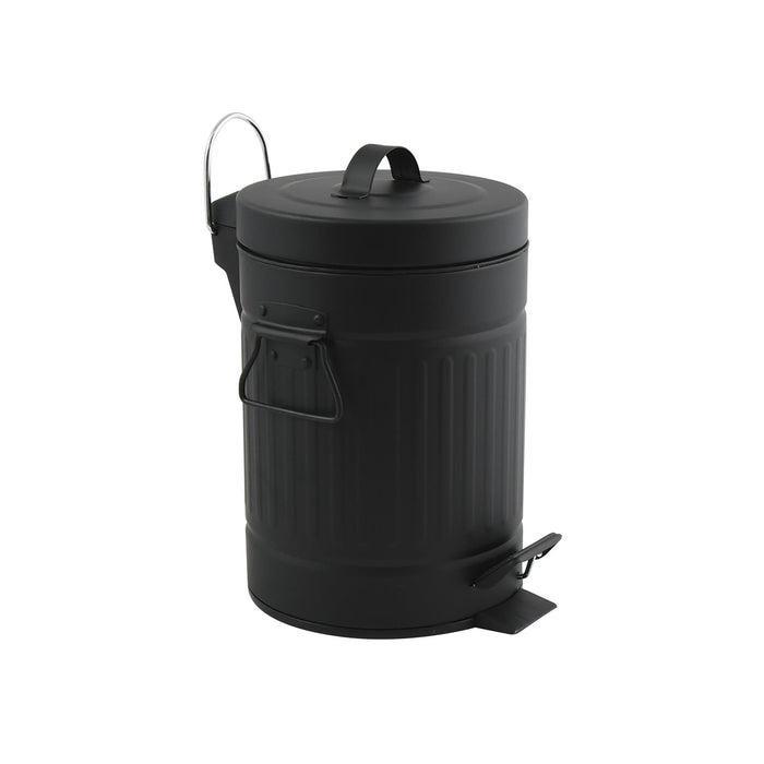 Cubo de basura con pedal Habana 3L color negro