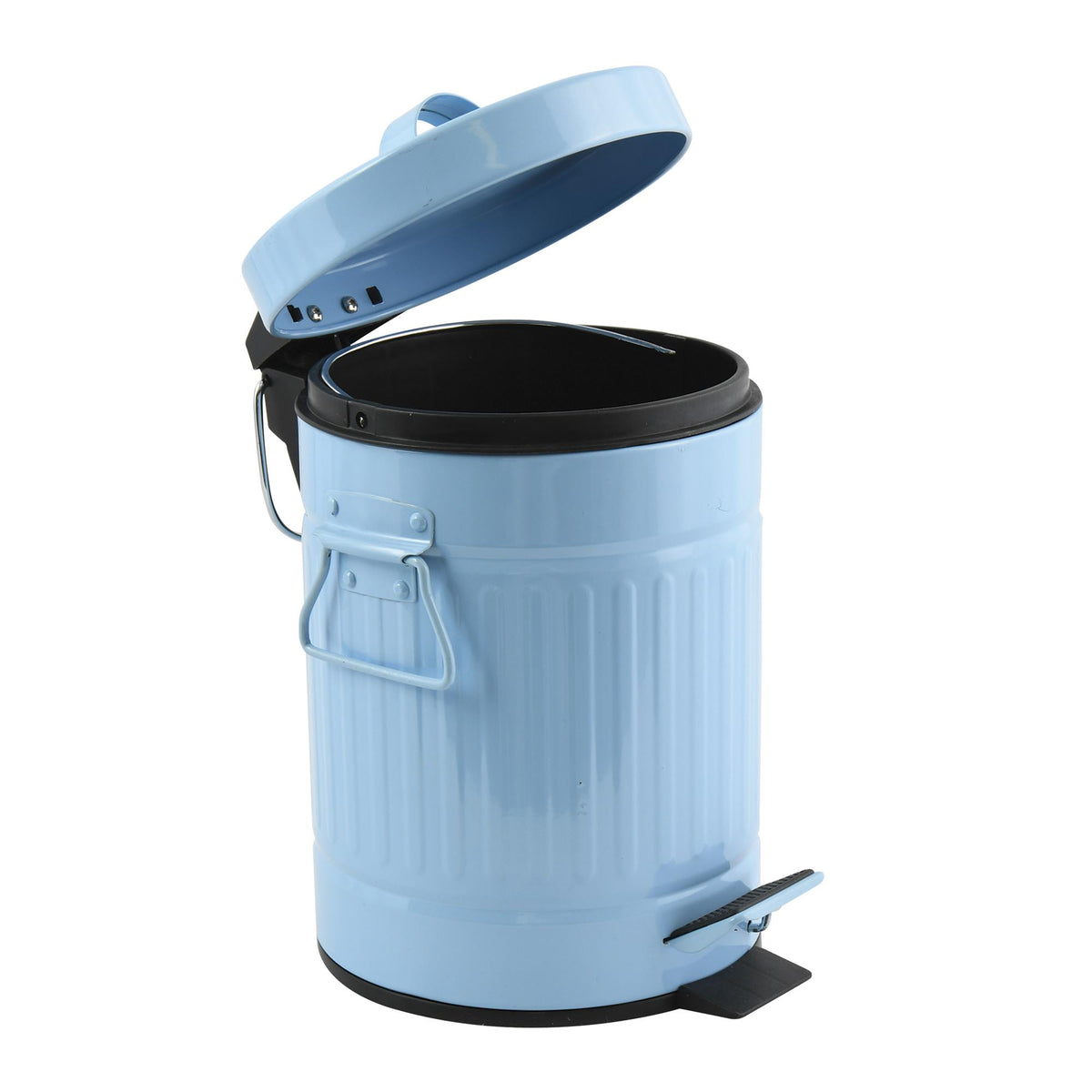 Cubo de basura con pedal Habana 3L color azul pastel (6)