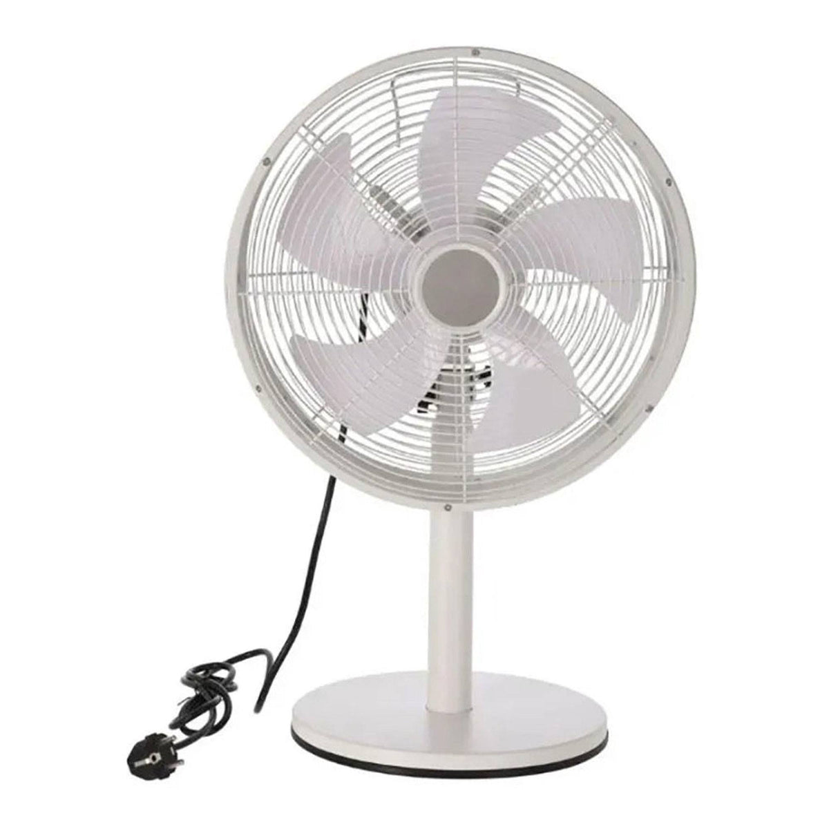 Ventilador de pie Ø35 cm 35W 3 velocidades blanco mate