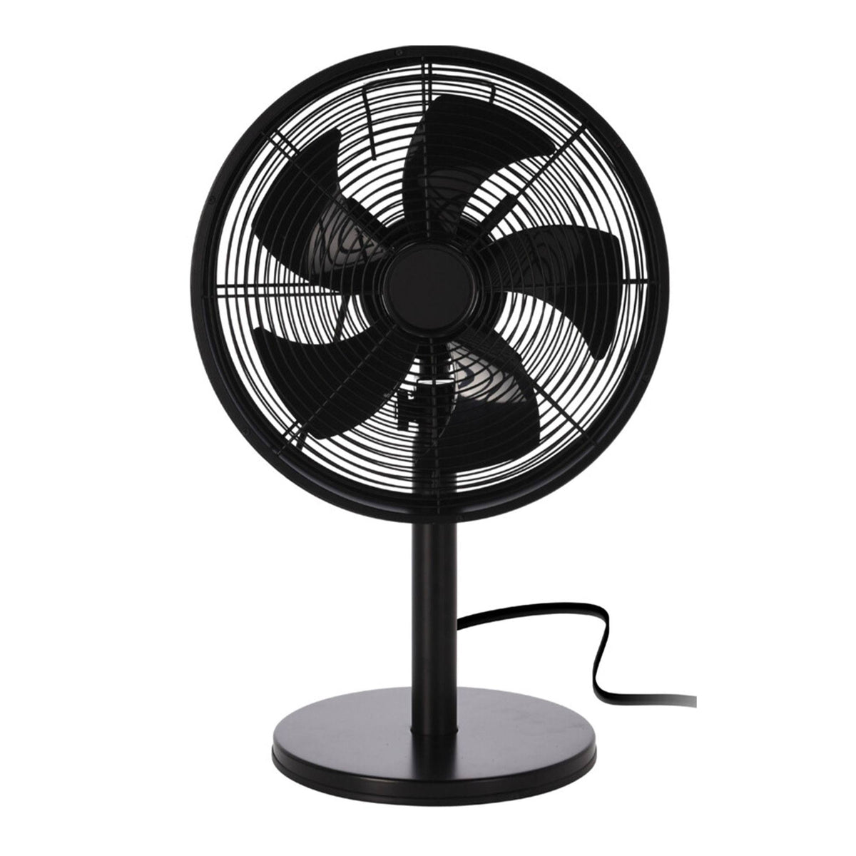 Ventilador de pie Ø35 cm 35W 3 velocidades negro mate