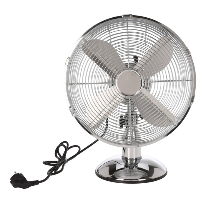 Ventilador de mesa Ø33 cm 45W 3 velocidades oscilación cobre
