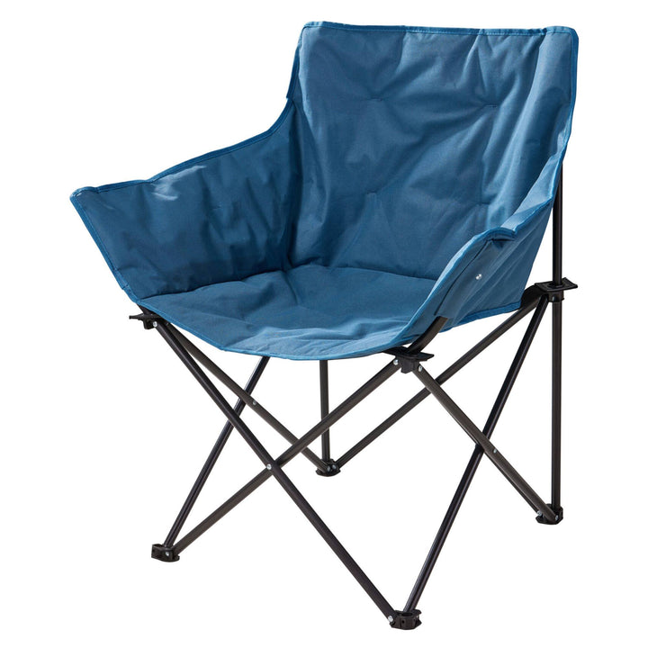 Silla de camping deluxe acero 70x52x82 cm hasta 120 kg con bolsa