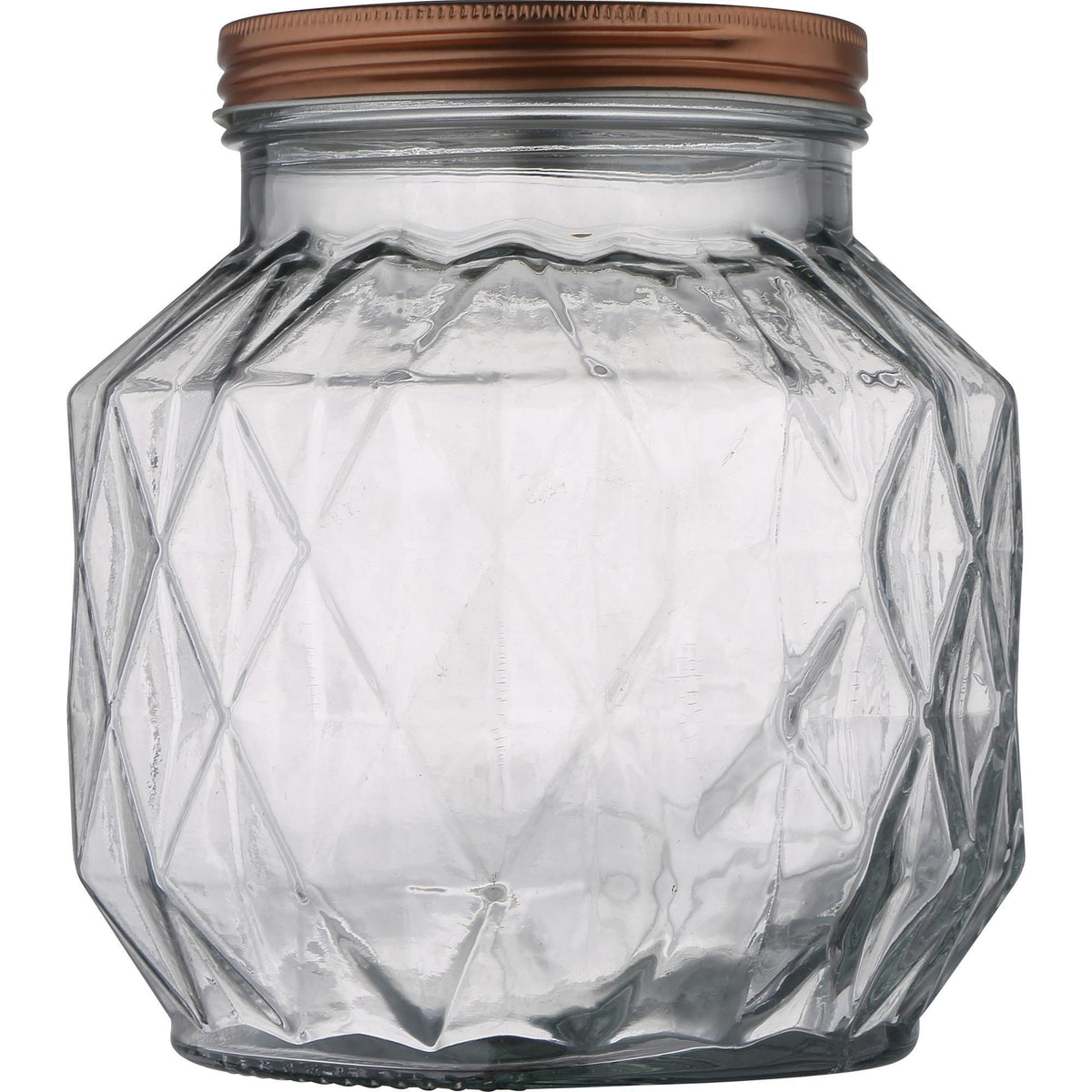 Bote de vidrio con tapa 2,2L almacenaje cocina