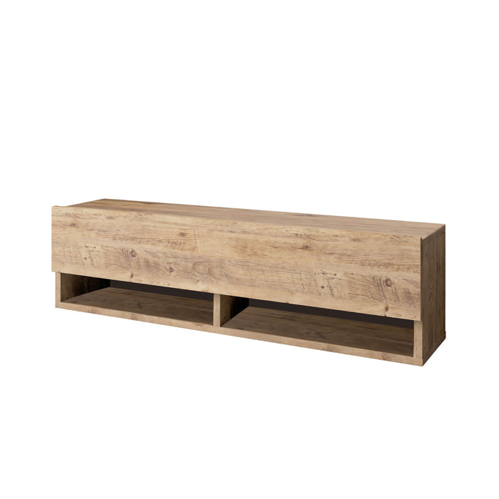 Mesa TV melamina Pino Atlantic aglomerado 100x29x31cm