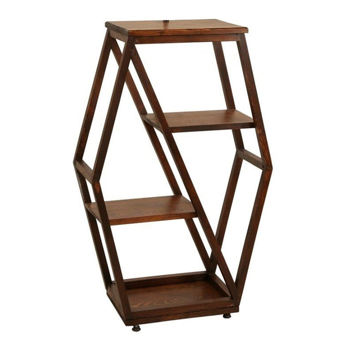 Mesa auxiliar madera de haya color nogal
