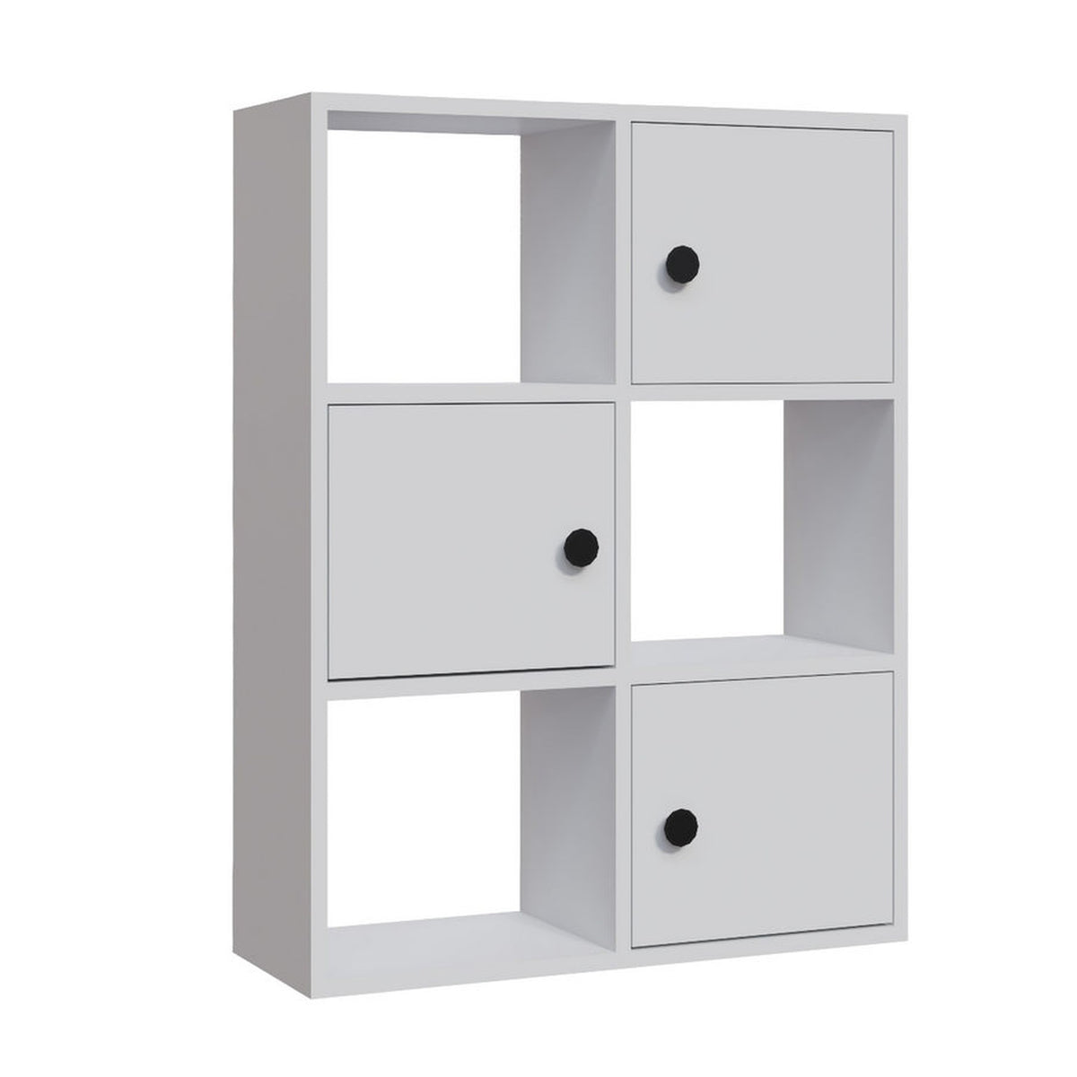 Librería melamina color blanco 72x25x93cm