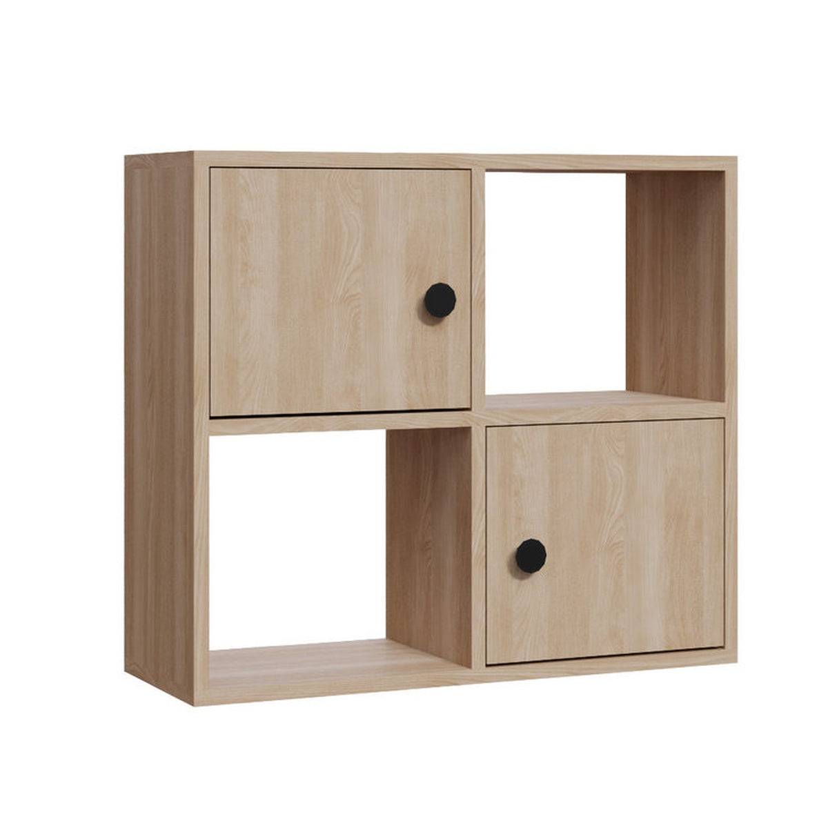Librería melamina color roble 72x25x62,6cm