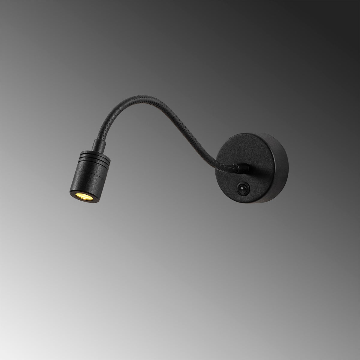 Aplique de pared cuadrado metal negro 8x38x15 cm LED 2700K (4)
