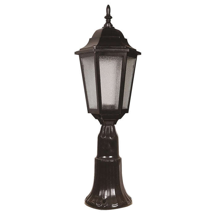 Aplique de suelo celdas exterior ABS negro 23x23x60 cm E27