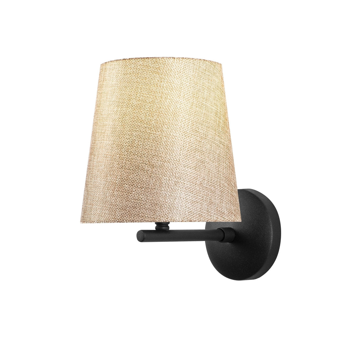 Aplique de pared metal crema 18x22x26 cm casquillo E27 (3)