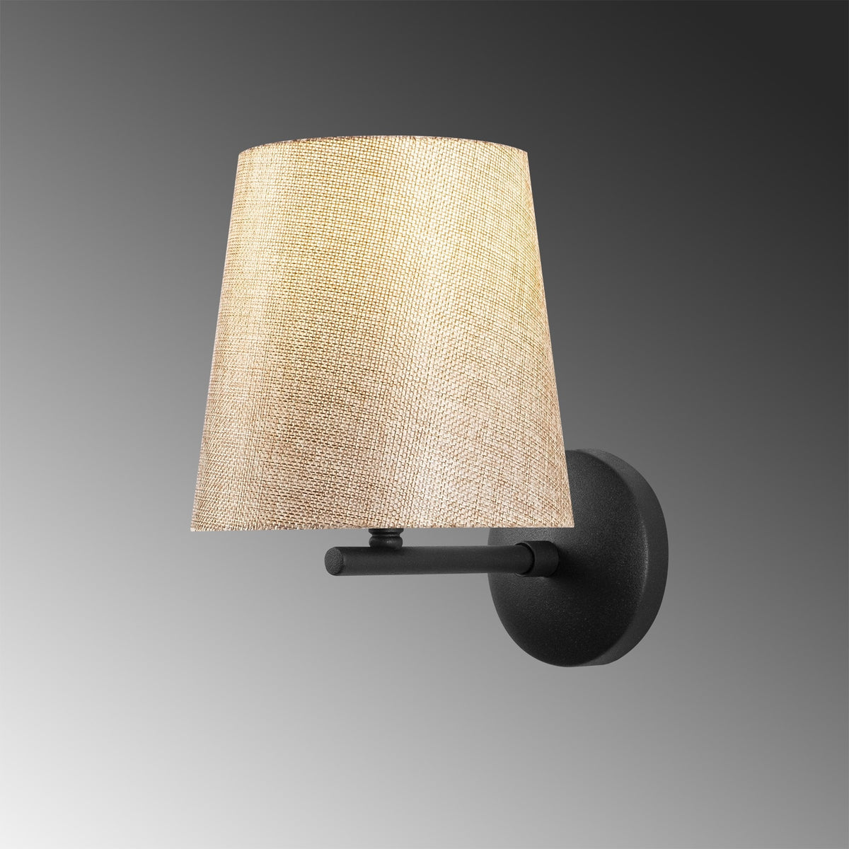 Aplique de pared metal crema 18x22x26 cm casquillo E27 (4)