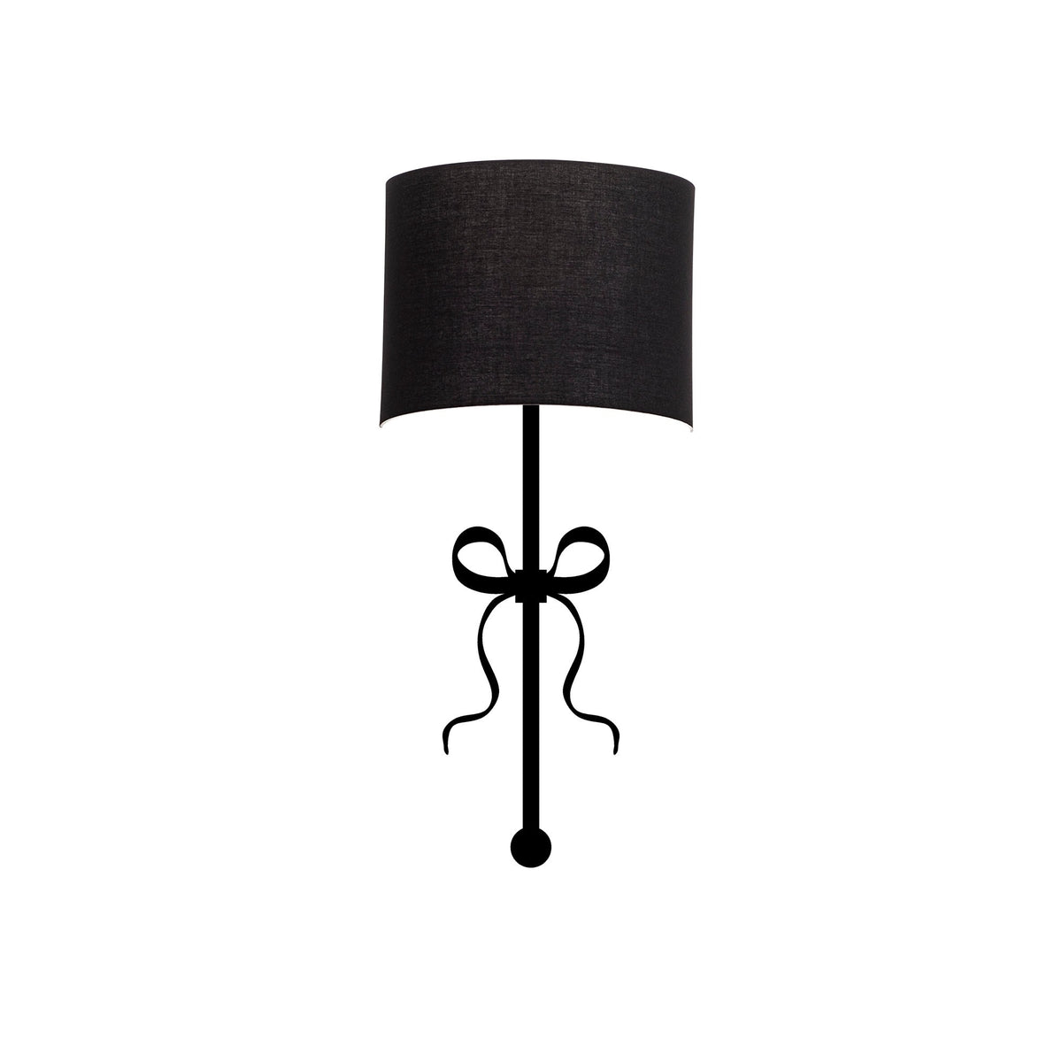 Aplique de pared metal negro 15x28x57 cm casquillo E27 (3)