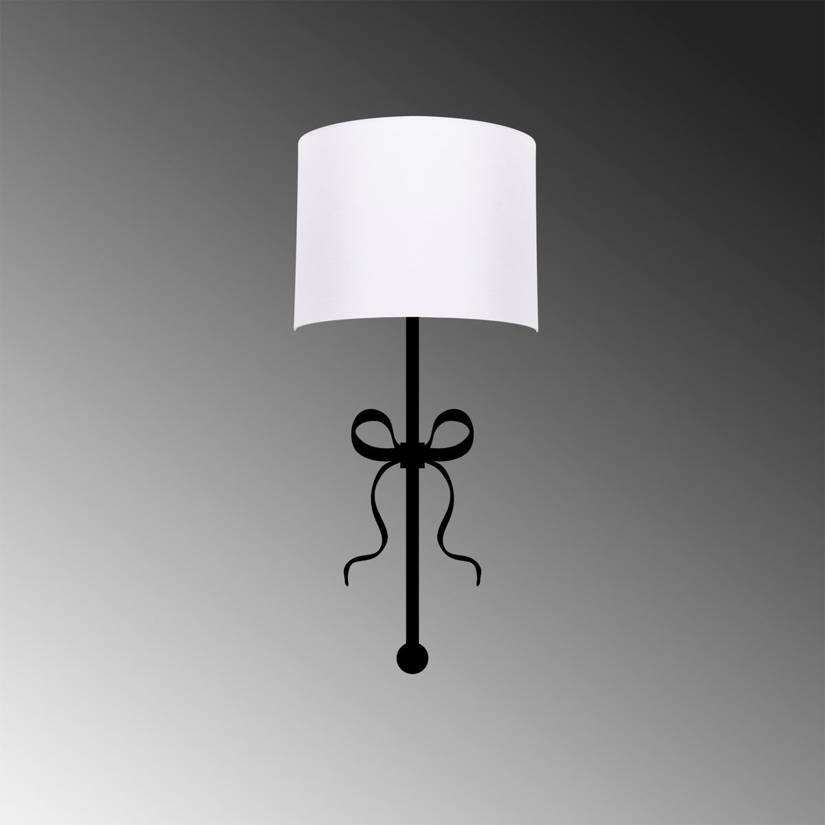 Aplique de pared metal blanco negro 15x28x57 cm casquillo E27 (5)