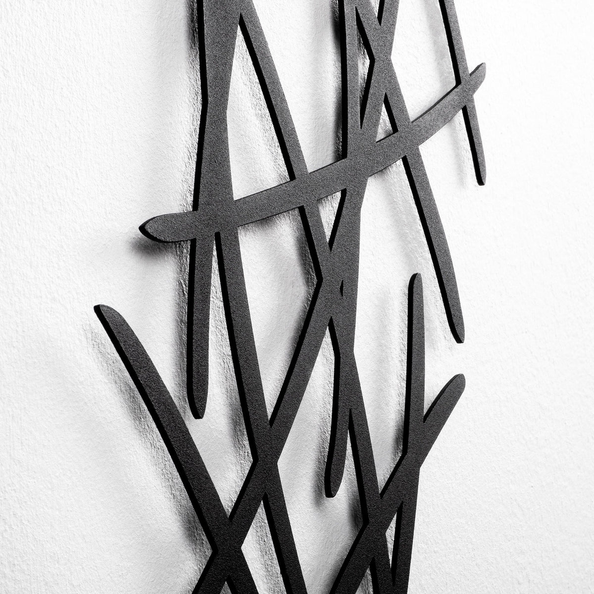 Aplique de pared hierro negro 15x28x72 cm casquillo E27 (4)