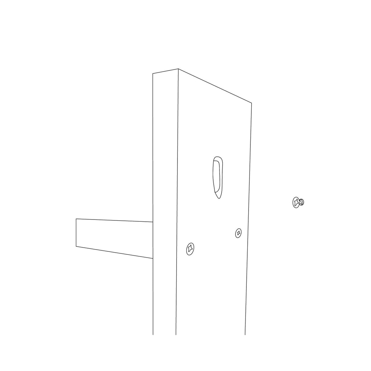 Aplique de pared metal negro 15x28x62 cm casquillo E27 (6)