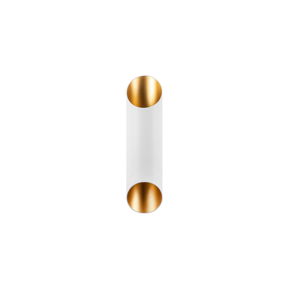 Aplique de pared metal blanco 8x12x30 cm 2 casquillos G9