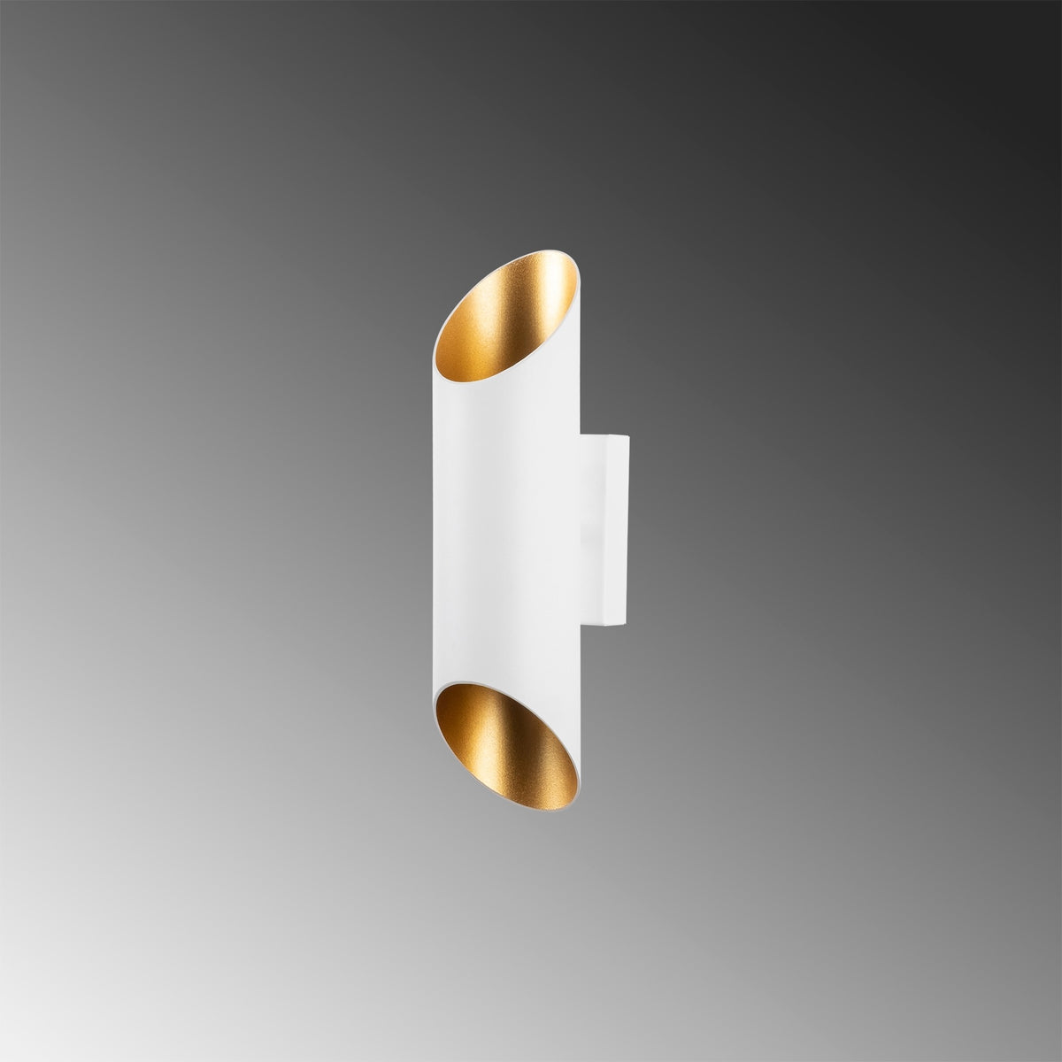 Aplique de pared metal blanco 8x12x30 cm 2 casquillos G9 (3)