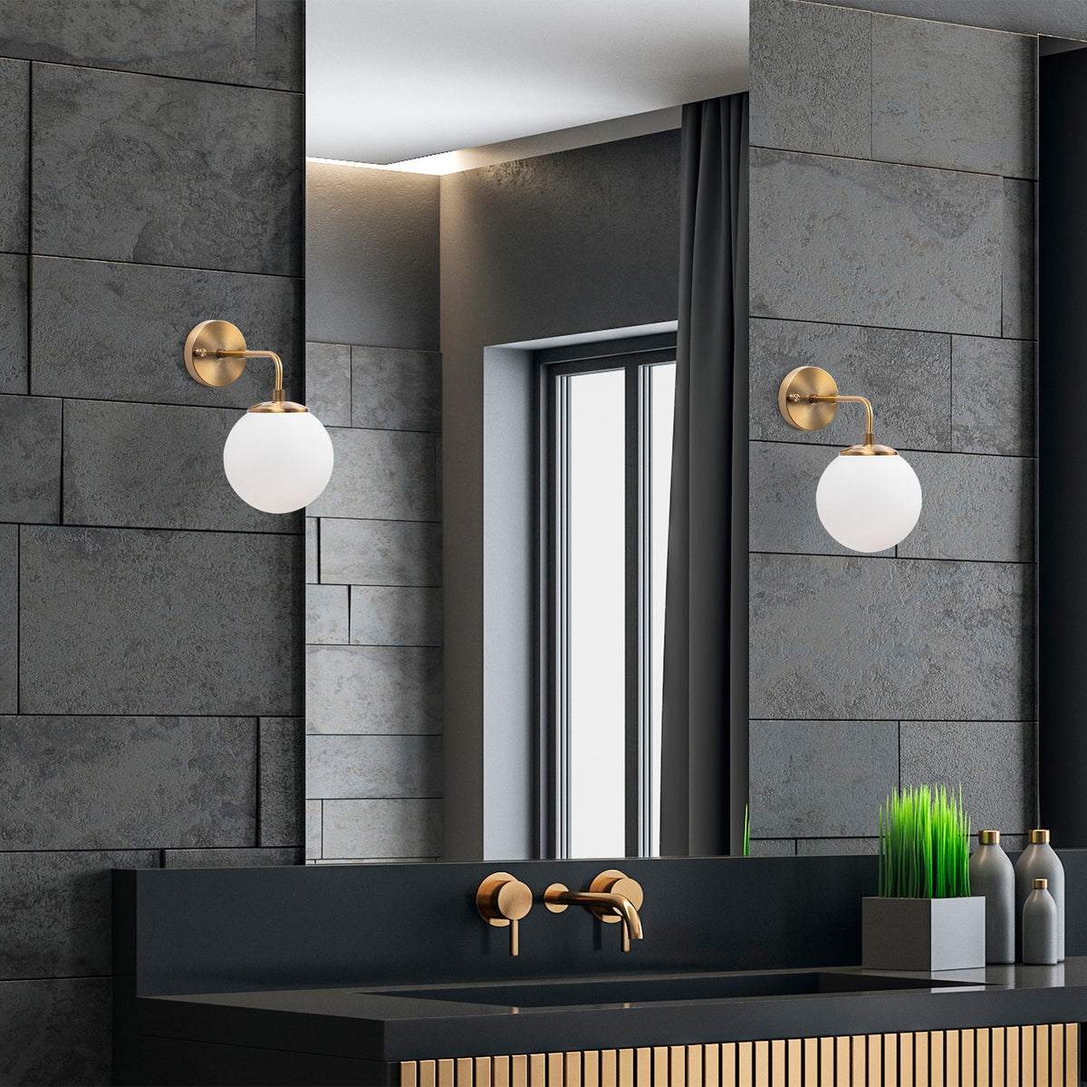 Aplique de pared pantalla blanca metal vintage 15x27x25 cm E14 (5)