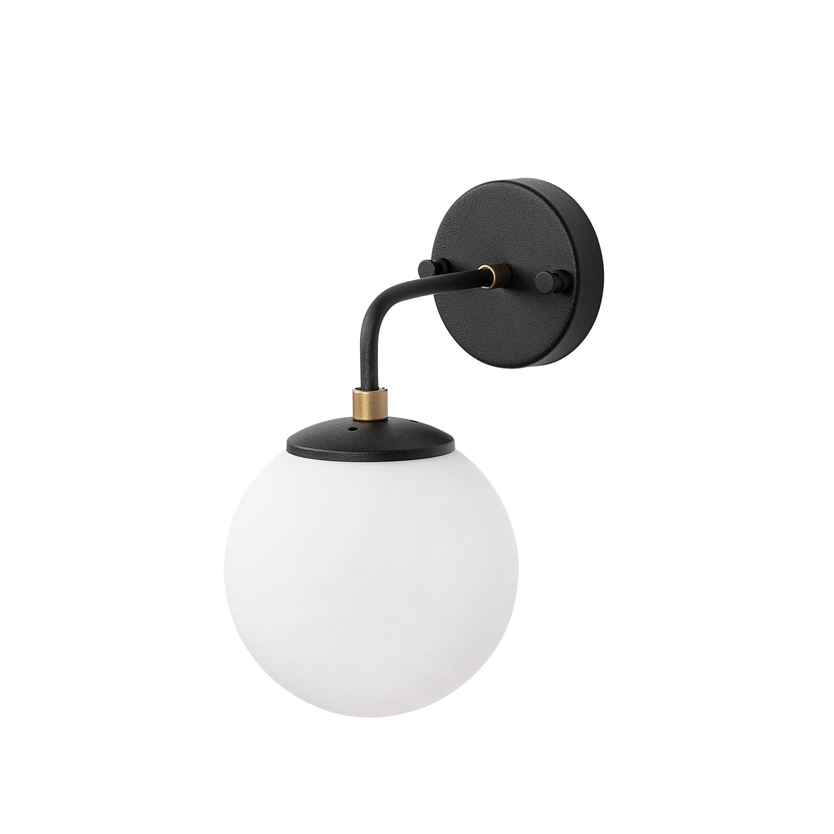Aplique de pared metal negro 15x21x27 cm casquillo E14