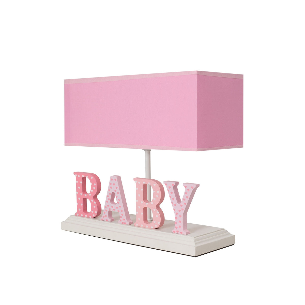 Lámpara de sobremesa MDF rosa colección Volga E27 60W