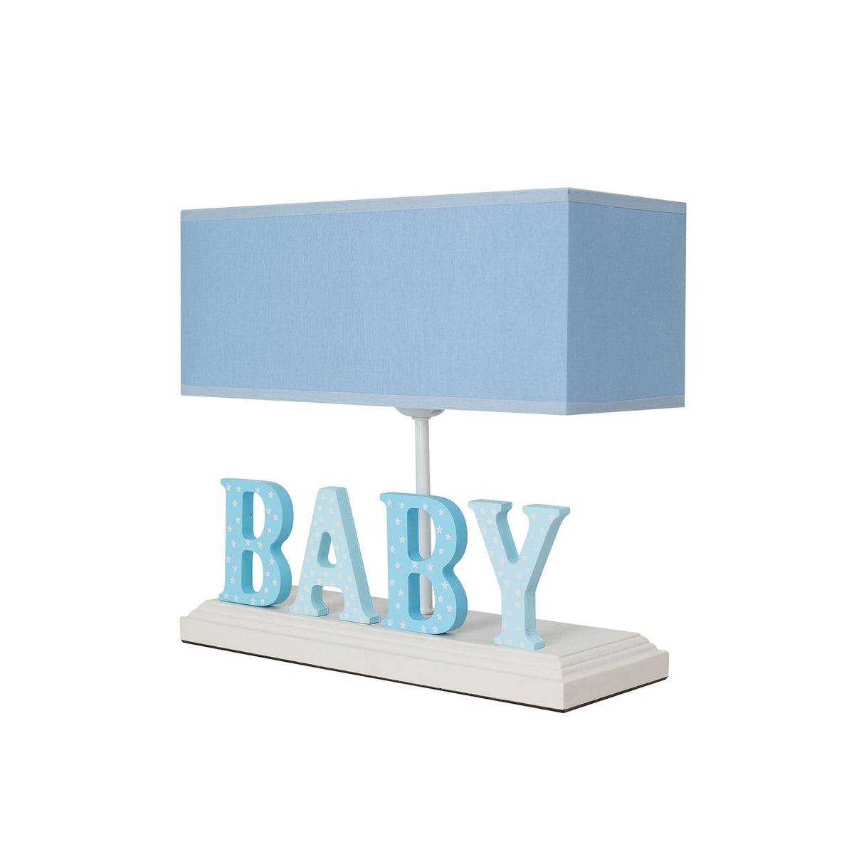 Lámpara de sobremesa MDF azul colección Volga E27 60W