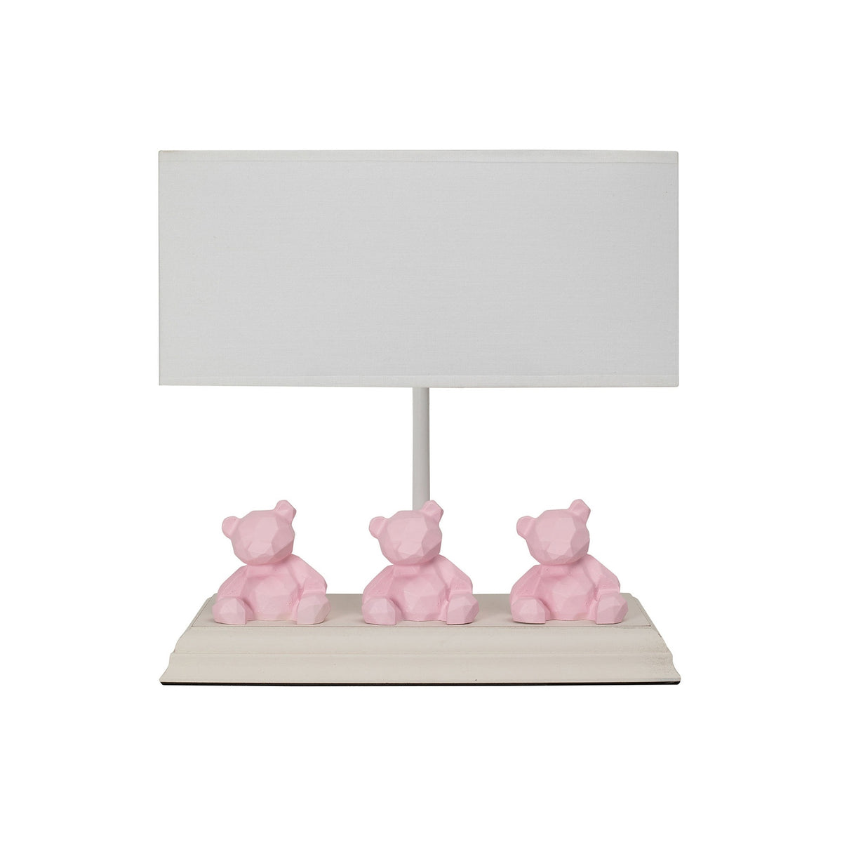 Lámpara de sobremesa MDF rosa colección Volga 26x12x28cm E27 (2)