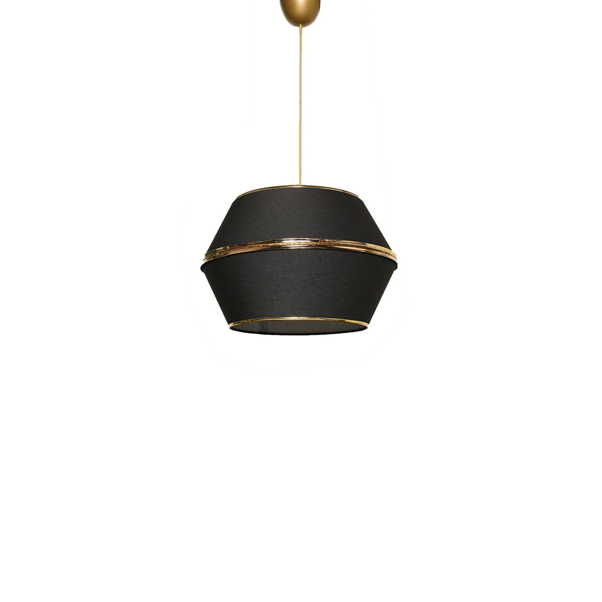 Lámpara de techo metal negro estructura decorativa