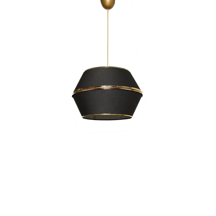 Lámpara de techo metal negro estructura decorativa