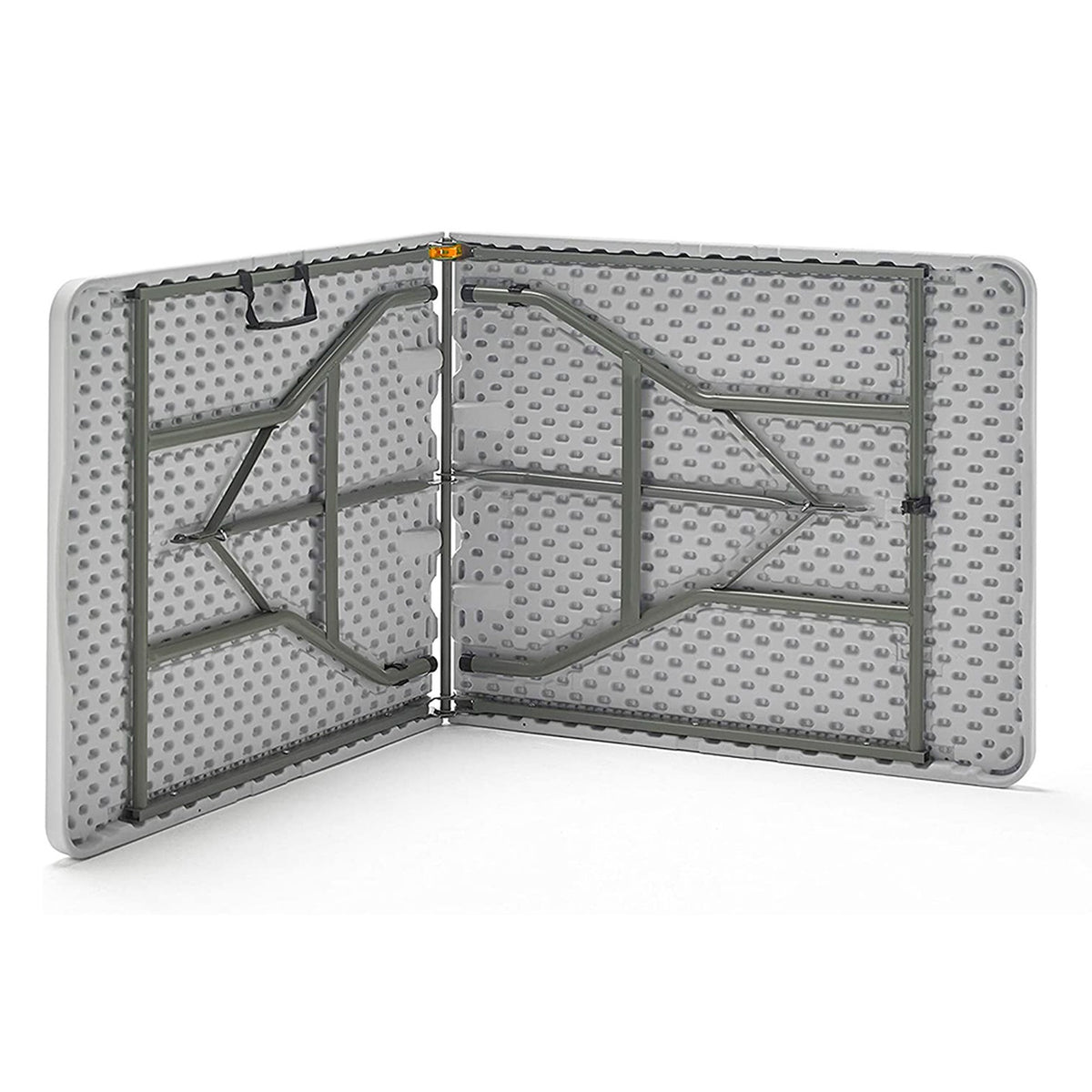 Mesa rectangular plegable 183x76x74 cm sistema compacto con asa (3)
