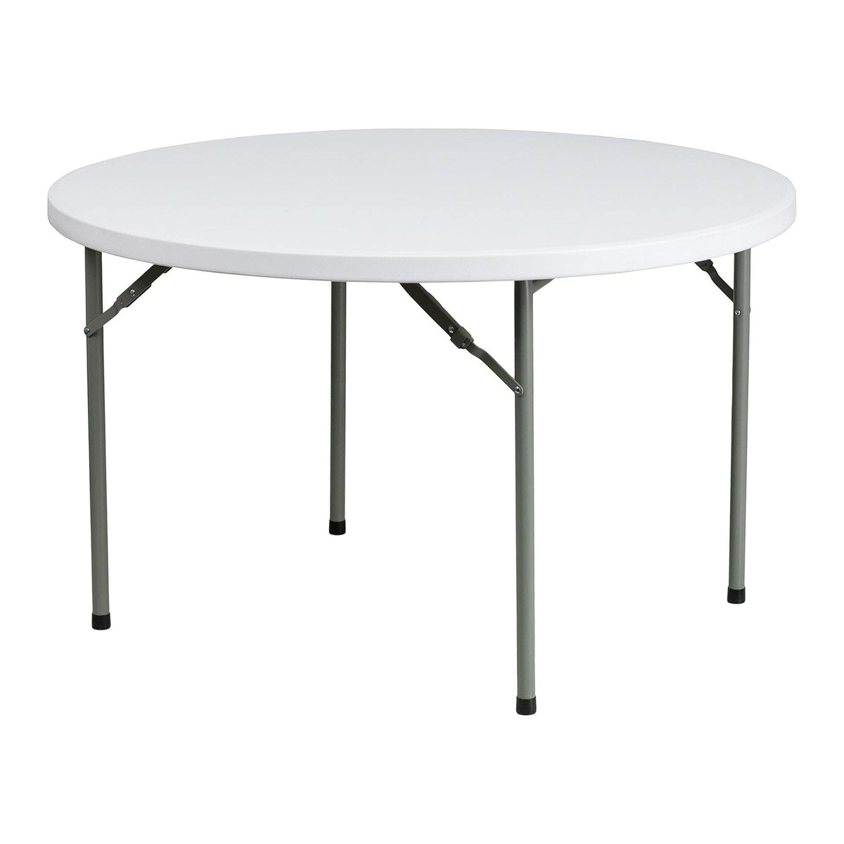 Mesa redonda plegable 120 cm 74 cm altura sobre rígido con asa
