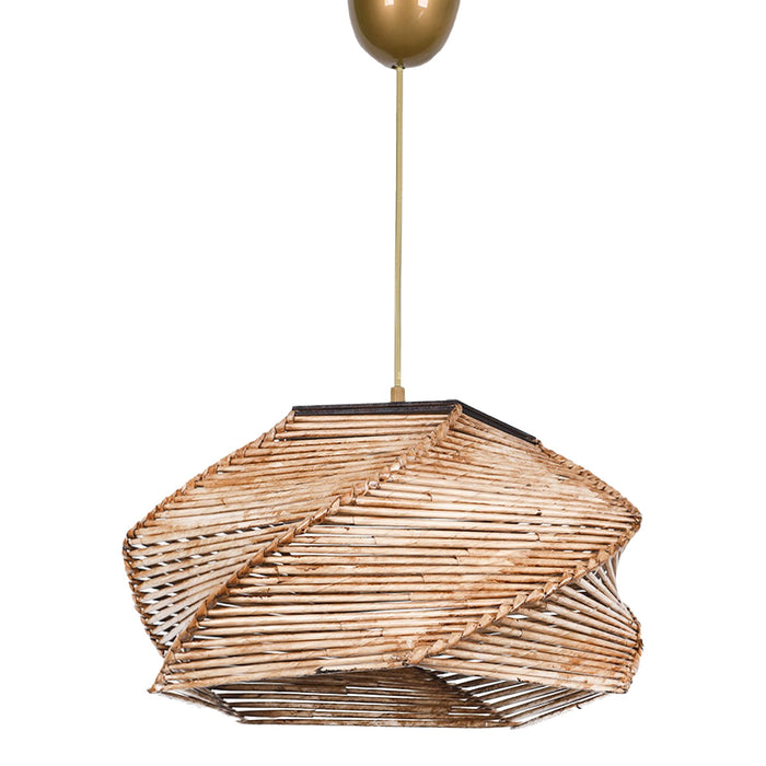 Lámpara de techo natural 36x36x65 cm decorativa