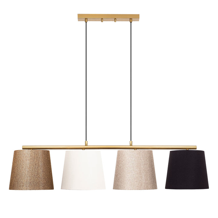 Lámpara de techo oro brillante 148x25x48 cm decorativa