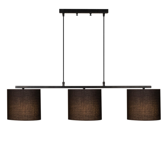 Lámpara de techo negro 110x20x120 cm decorativa