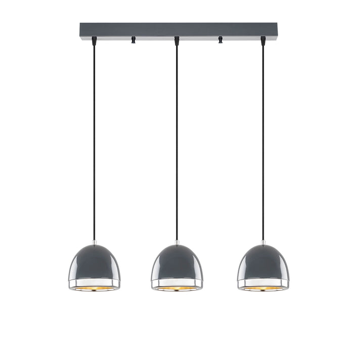 Lámpara de techo antracita 62x17x110 cm decorativa