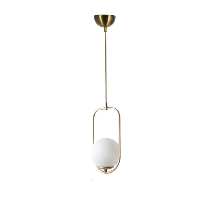 Lámpara de techo blanco cobre 18x18x70 cm decorativa