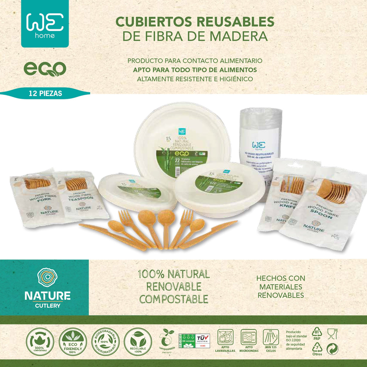Cuenco desechable 680 ml 15 uds (3)
