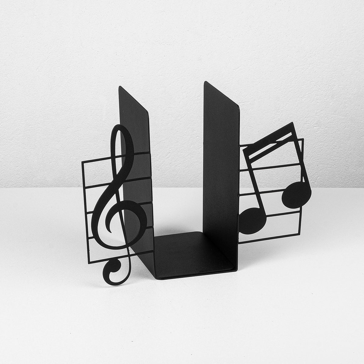 Apoya libros metal estilo musical decorativo (4)