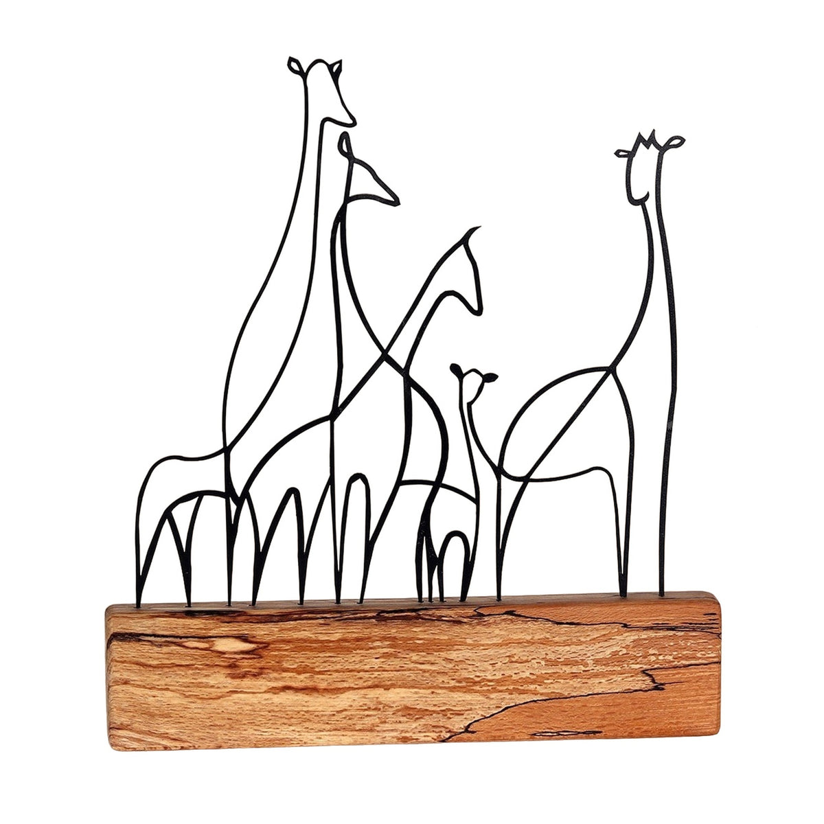 Objeto decorativo estilo jirafas