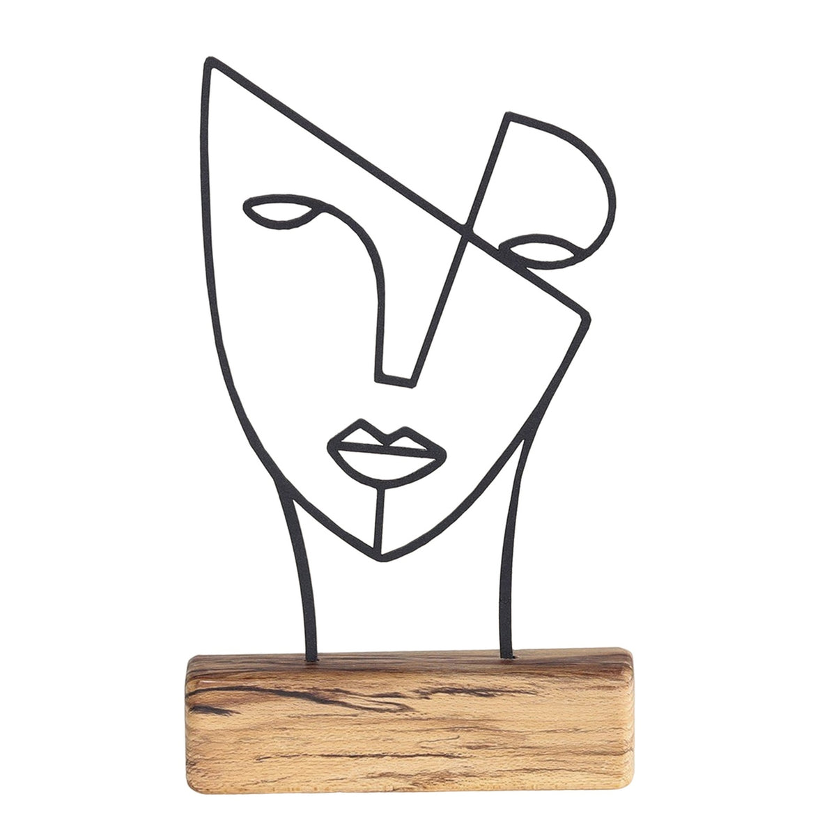Objeto decorativo estilo rostro