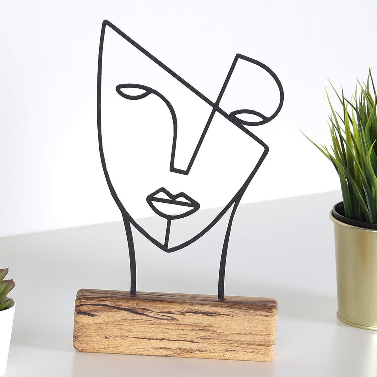 Objeto decorativo estilo rostro (2)