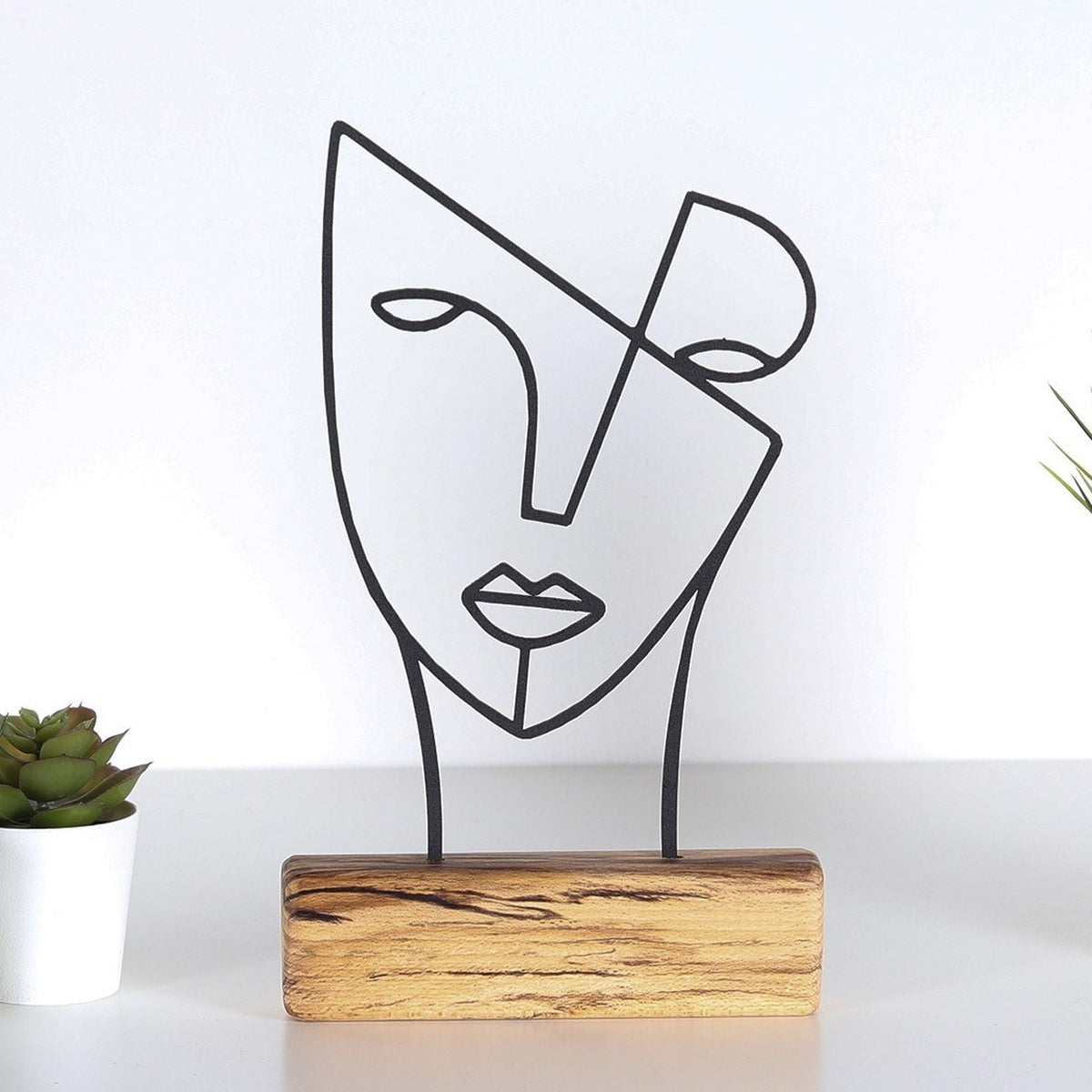 Objeto decorativo estilo rostro (3)