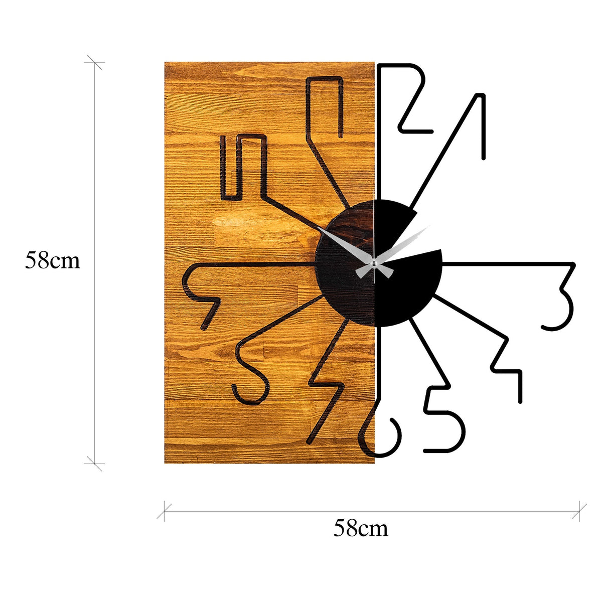Reloj de pared madera decorativo alternativo (2)
