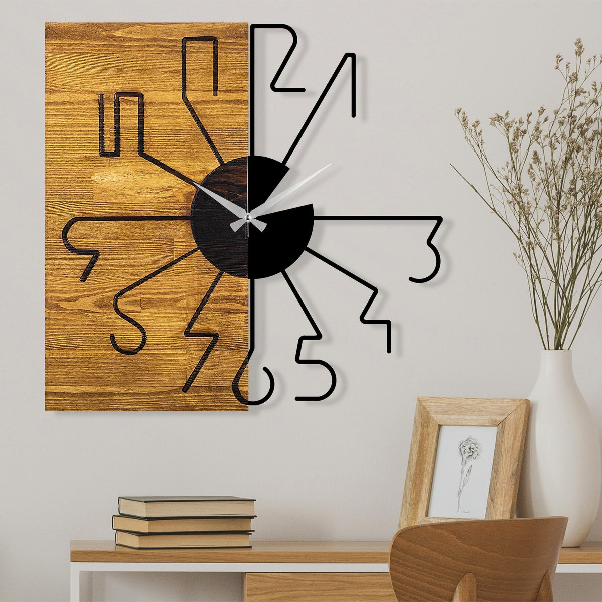 Reloj de pared madera decorativo alternativo (5)
