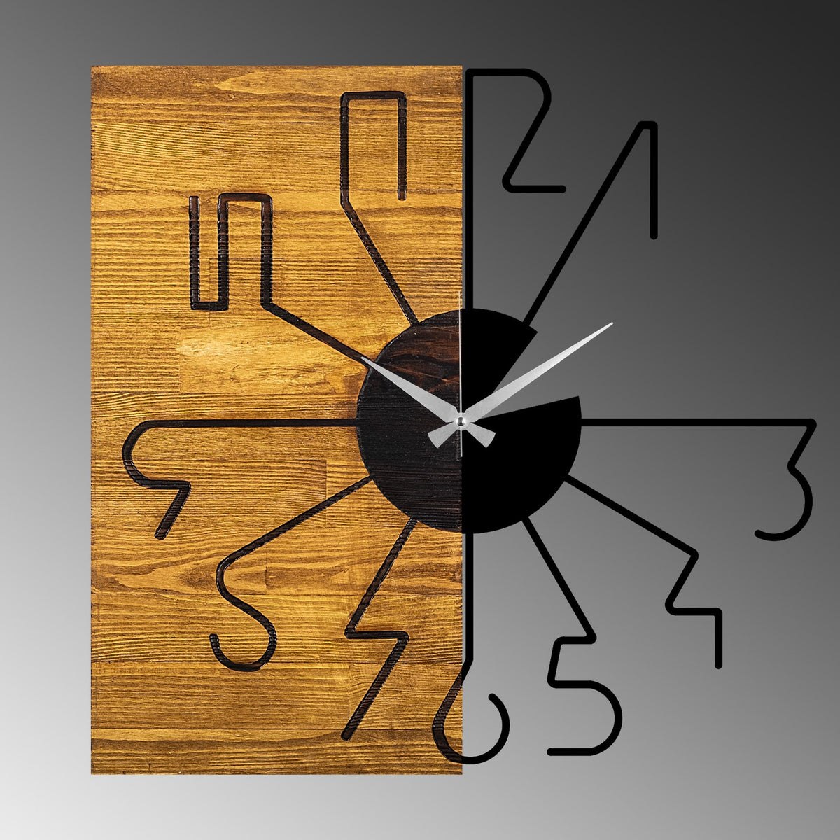 Reloj de pared madera decorativo alternativo (7)