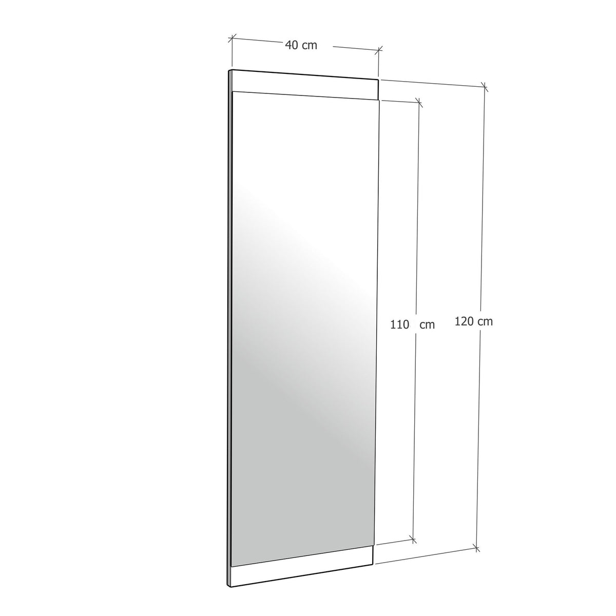 Espejo decorativo rectangular sencillo (2)