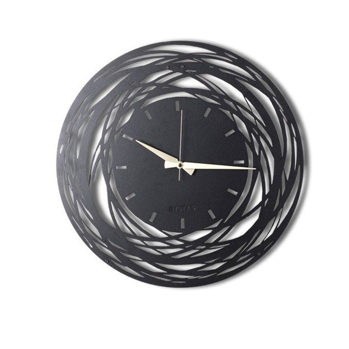 Reloj de pared metal decorativo rotaciones 50 cm