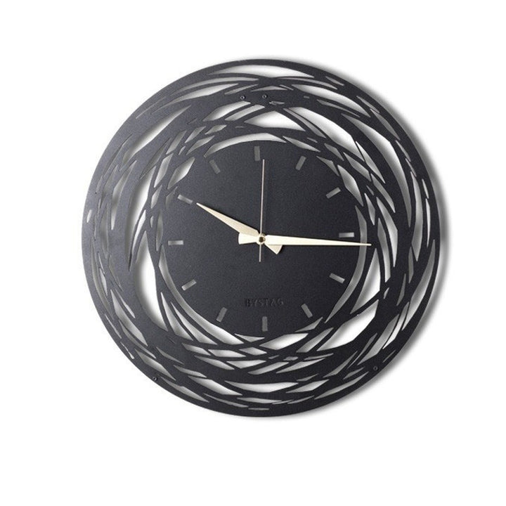 Reloj de pared metal decorativo rotaciones 50 cm