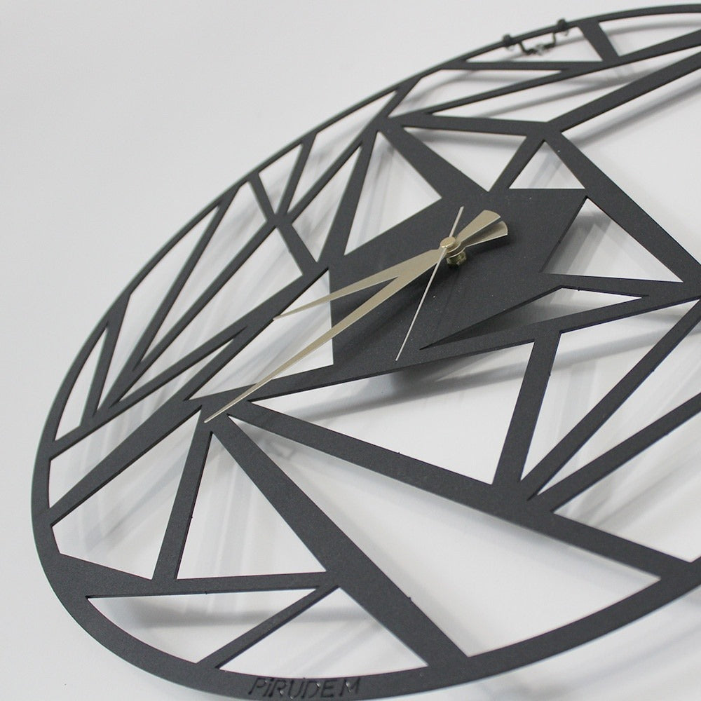 Reloj de pared metal decorativo estilo geométrico (4)